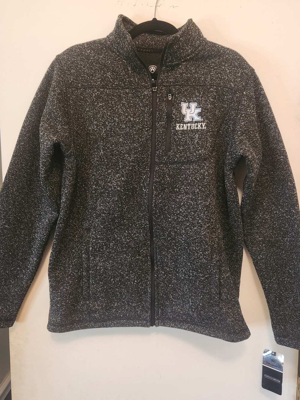 University of Kentucky Heather Grey Full-Zip Jacket